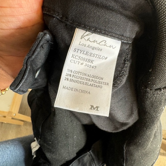 Kansan size medium cotton black overalls - Picture 8 of 8